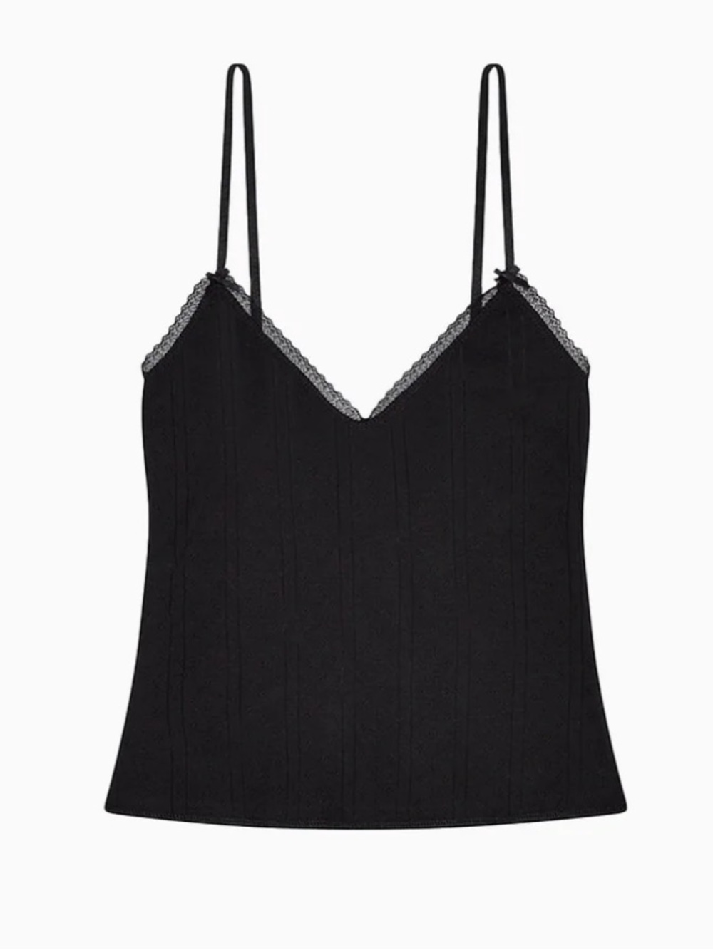 Cou Cou Intimates Black Cami Tank S